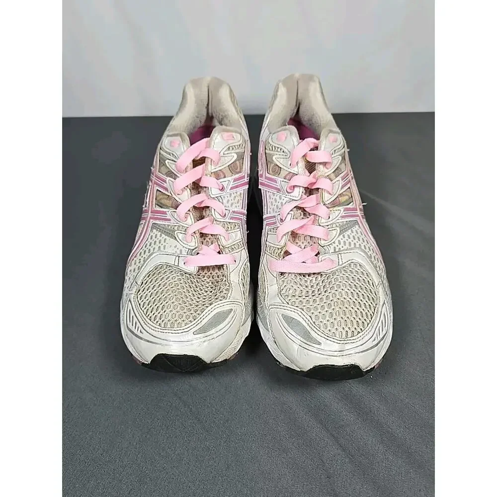 Asics Gel Kayano 16 Womens 9.5 Running Shoes Pink Silver White T050N - Picture 2 of 16